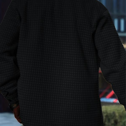 Herren Freizeitmode Einfarbige Jacke -👍Klassischer Stil, Komfort für jeden Tag!👔