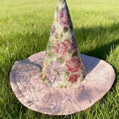 Festival Whimsical Patchwork Witch Hat