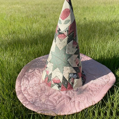 Festival Whimsical Patchwork Witch Hat