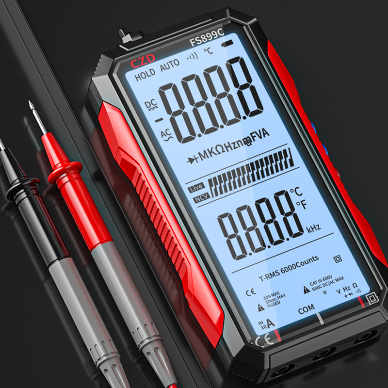 🔧 50% RABATT! ⚡ USB-Aufladbares Digitalmultimeter – Automatische Bereichswahl, LCD-Hintergrundbeleuchtung & Tragbares Design 🔋