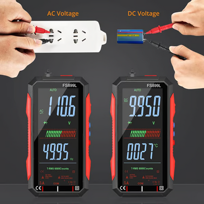🔧 50% RABATT! ⚡ USB-Aufladbares Digitalmultimeter – Automatische Bereichswahl, LCD-Hintergrundbeleuchtung & Tragbares Design 🔋