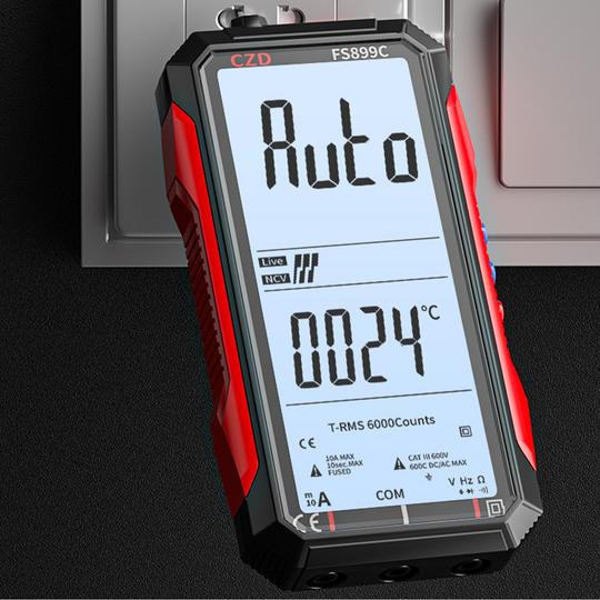 🔧 50% RABATT! ⚡ USB-Aufladbares Digitalmultimeter – Automatische Bereichswahl, LCD-Hintergrundbeleuchtung &amp; Tragbares Design 🔋