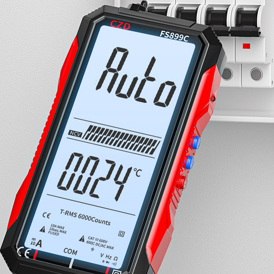 🔧 50% RABATT! ⚡ USB-Aufladbares Digitalmultimeter – Automatische Bereichswahl, LCD-Hintergrundbeleuchtung &amp; Tragbares Design 🔋