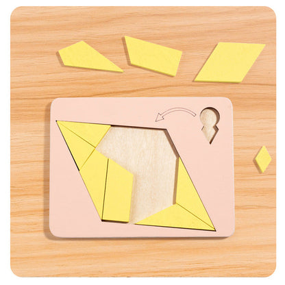 🔥Solange der Vorrat reicht 50 % Rabatt!🎉Holz-Tangram-Brettspiel