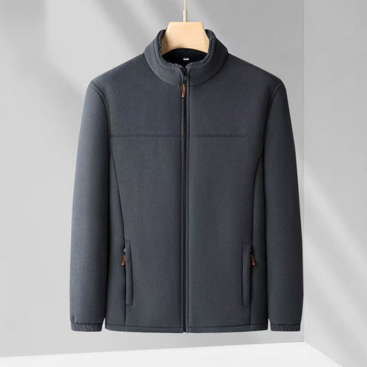 Men's Winter Warm Zipper Coats with Pockets
