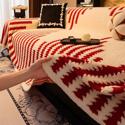 🛋️ 57 % RABATT! 🧸 PLÜSCH-SOFAÜBERZÜGE – Ultraweiches Sherpa- und kratzfestes Material, maschinenwaschbar, mit elastischen Ecken für sicheren Halt 🐾✨