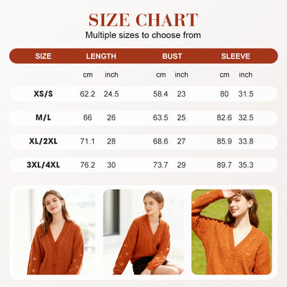 🚀Versandkostenfrei🚀Strickjacke mit Knöpfen für Damen