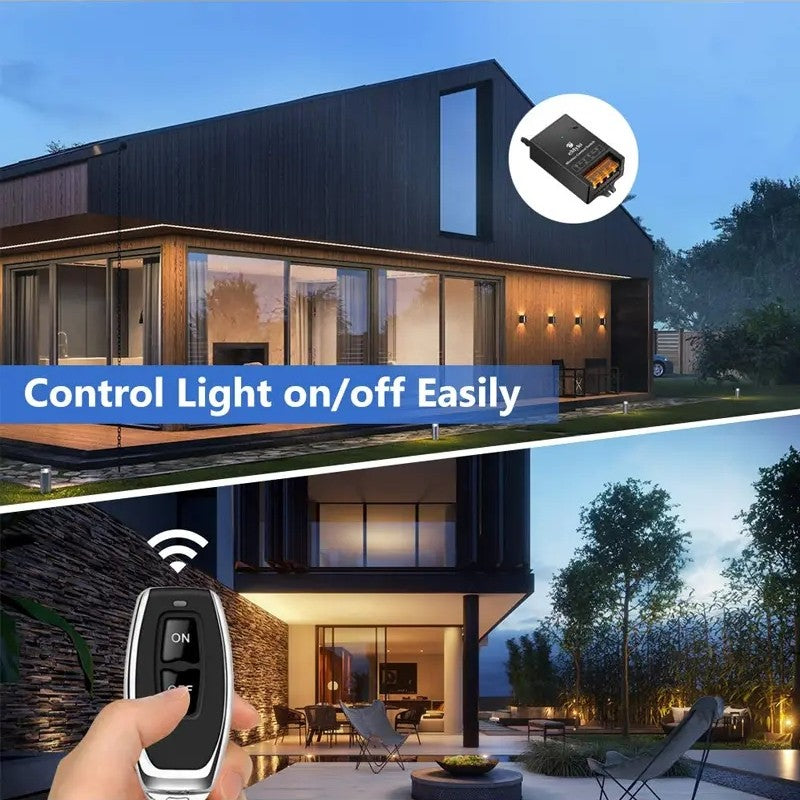 🔌 50% RABATT JETZT ! ⚡ Drahtloser Fernbedienungsschalter und Empfänger-Set – Einfache Installation, Breite Kompatibilität &amp; Sichere Nutzung 🏠