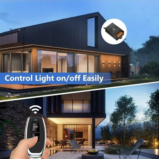 🔌 50% RABATT JETZT ! ⚡ Drahtloser Fernbedienungsschalter und Empfänger-Set – Einfache Installation, Breite Kompatibilität &amp; Sichere Nutzung 🏠