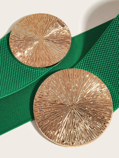 Damen Vintage Goldschnalle Hochelastischer Gürtel🎁