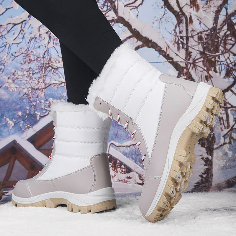 👢 JETZT 50% RABATT! ⏰ Wasserdichte Damen-Winterstiefel – wärmeisolierend und rutschfest, perfekt für Schnee und Kälte ❄️✨