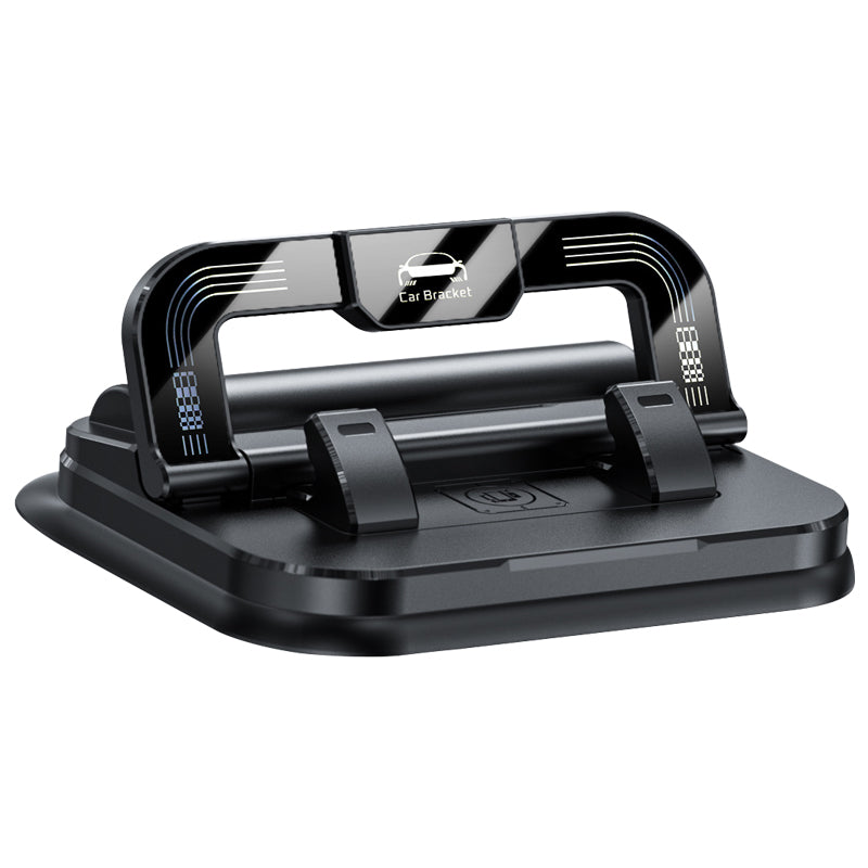 ✨✨ 360° drehbarer, faltbarer Handyhalter - 50 % Rabatt🚙🚙Universelles Design, rutschfeste Unterseite, geeignet für Schreibtisch, Auto und Reisen 🚗💻