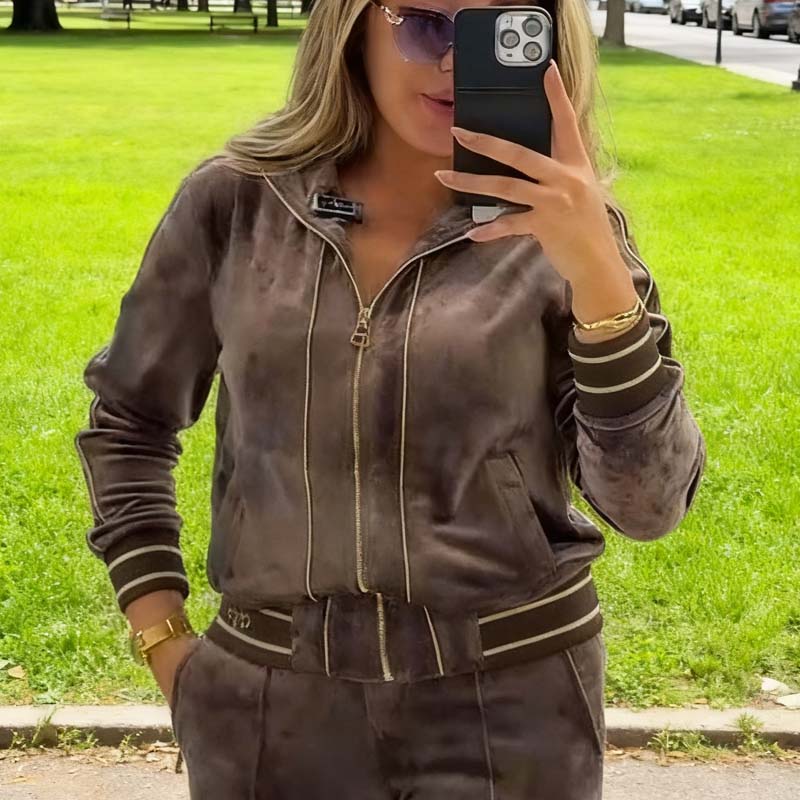 ✨ 2-teiliges Trainingsanzug-Set für Damen – Schicker Komfort für jede Gelegenheit!