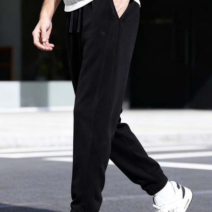 🔈🔈60% Rabatt🔥Herrenhose aus Cord mit verjüngtem Schnitt, Kordelzug und Taschen