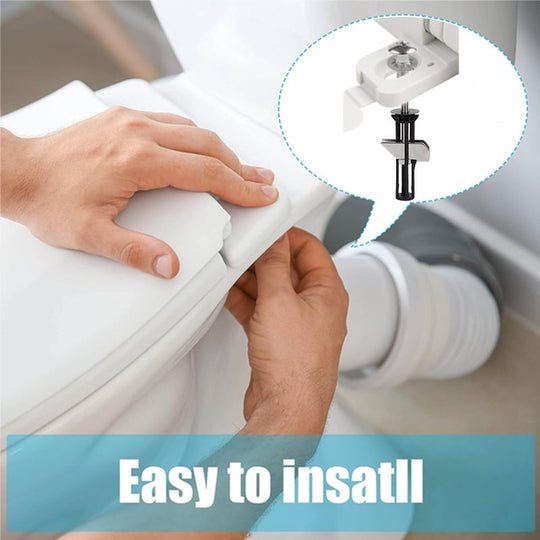 🔩 KAUF 1 ERHALT 1 KOSTENLOS! 🚽 TOILETTENSITZ-SCHRAUBENKIT - Rostfreie Beschichtung &amp; Universelle Passform, Inklusive Werkzeug für Einfache Installation, Extrem Langlebig 🔧✨