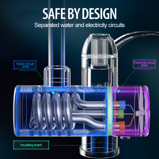 🔈🔈60% RABATT💧Sicherer und praktischer elektrischer Sofort-Heißwasserhahn🔥