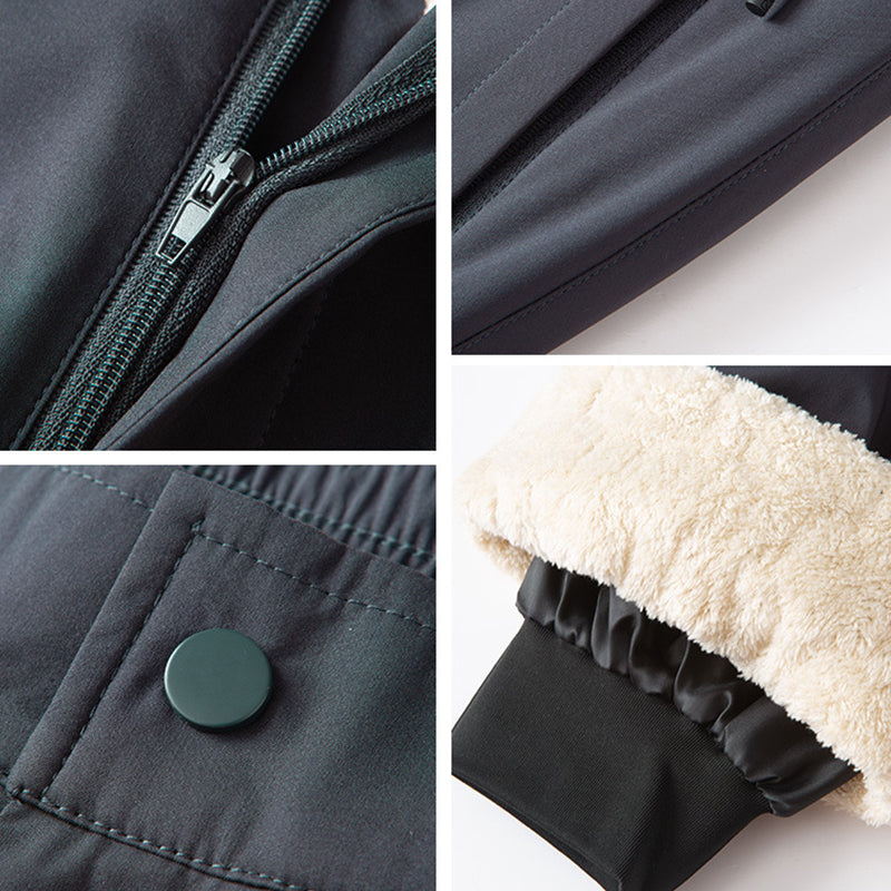 Gefütterte Herren-Thermohose mit Graphen-Kniepolster