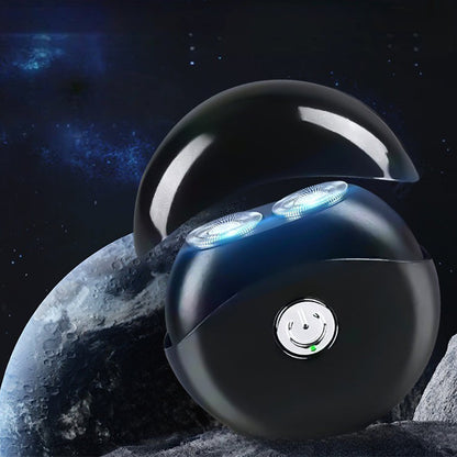 🎉 50% OFF! ✨ Portable multifunctional electric shaver – Dual ring blades, IPX4 waterproof and compact UFO design 🪒⚡