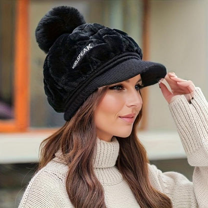 Women's Winter Fashion Warm Short Brim Hat