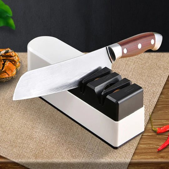 🔪⚙️ Professioneller elektrischer Messerschärfer – Schnelles und präzises Schärfen, Mehrwinkel für Küchen- und Outdoormesser ✨📦