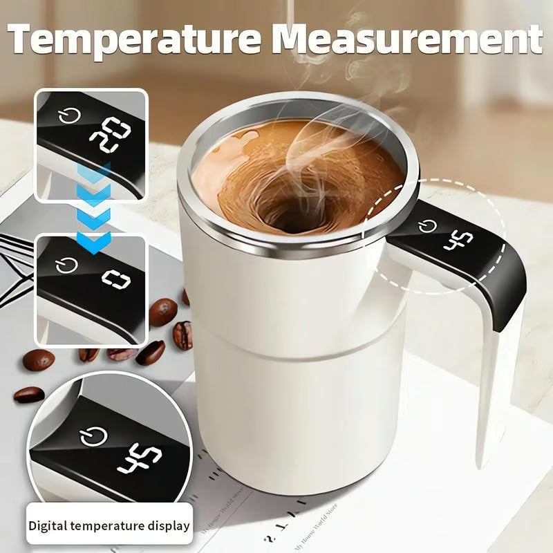 🔥50% Rabatt☕Intelligente Magnetrühr & Kühlbecher – Perfekte Getränke-Konsistenz & Temperatur jederzeit!