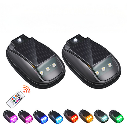 ⚡️🚗 Solar-Autodachleuchte mit Fernbedienung – Wasserdicht, energieeffizient & einfach zu montieren. Nie wieder Batteriewechsel! ☀️💡