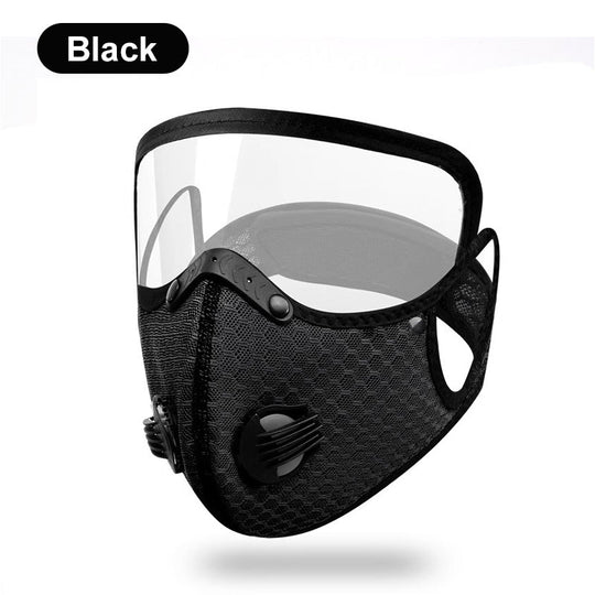 🏍️  Windproof Motorcycle Mask &amp; Goggles – Anti-UV, 5-Layer Filter, Adjustable 🔧