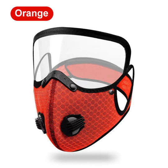 🏍️  Windproof Motorcycle Mask &amp; Goggles – Anti-UV, 5-Layer Filter, Adjustable 🔧