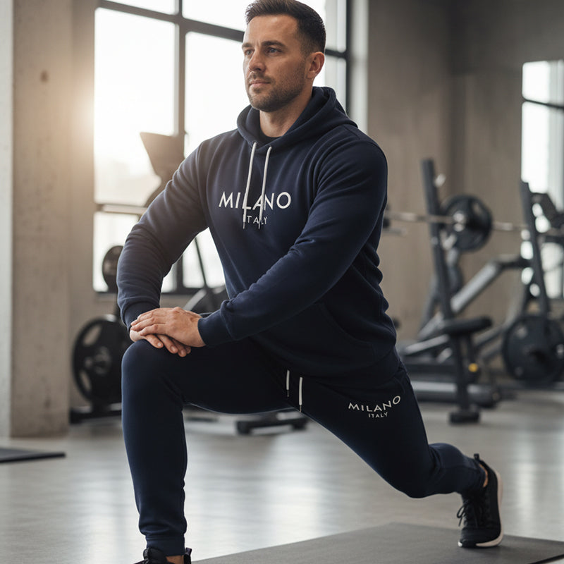 Men's 2-Piece Hooded Tracksuit Set