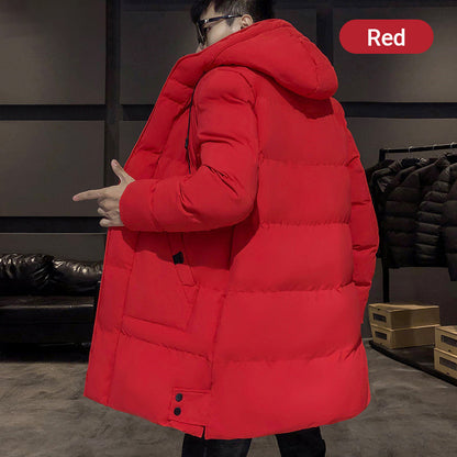 🔥Solange der Vorrat reicht 50 % Rabatt!🎉Herren-Wattierte Jacke in mittlerer Länge