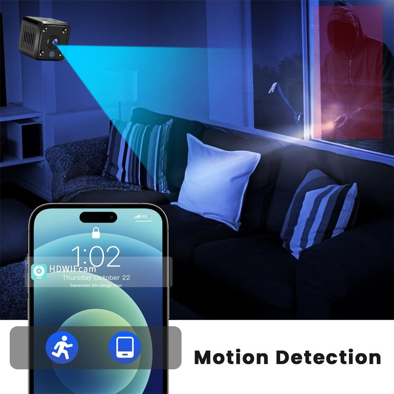 ✨Preisreduziert für begrenzte Zeit ✨🏆 HD-Überwachungskamera mit 1080p-Auflösung, magnetischer Halterung, Nachtsichtfunktion und Bewegungserkennung