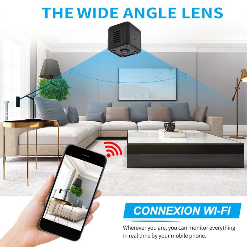 ✨Preisreduziert für begrenzte Zeit ✨🏆 HD-Überwachungskamera mit 1080p-Auflösung, magnetischer Halterung, Nachtsichtfunktion und Bewegungserkennung