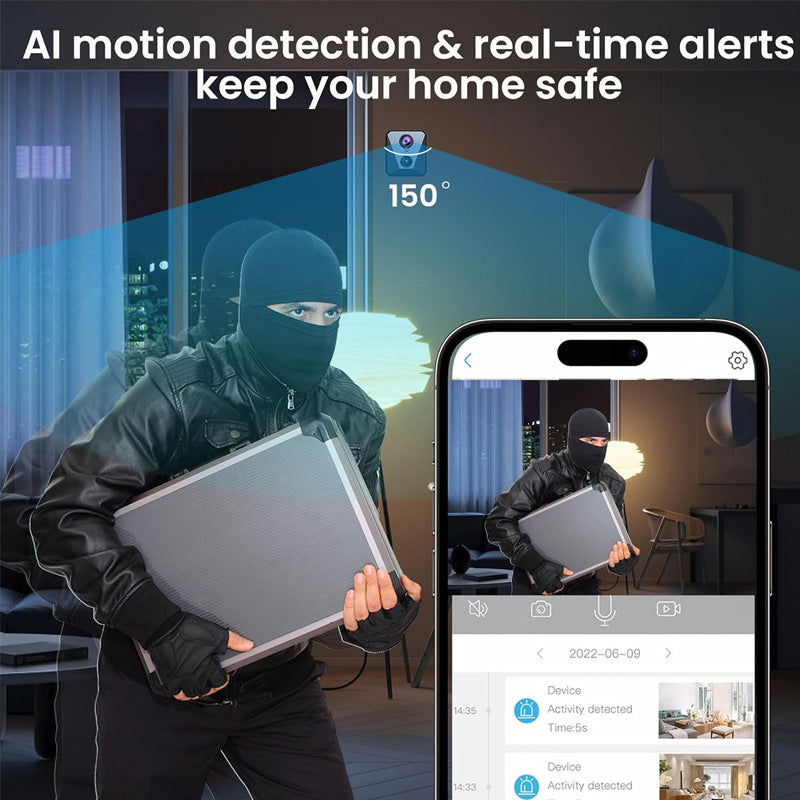 ✨Preisreduziert für begrenzte Zeit ✨🏆 HD-Überwachungskamera mit 1080p-Auflösung, magnetischer Halterung, Nachtsichtfunktion und Bewegungserkennung