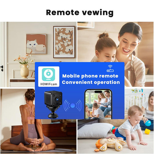 ✨Preisreduziert für begrenzte Zeit ✨🏆 HD-Überwachungskamera mit 1080p-Auflösung, magnetischer Halterung, Nachtsichtfunktion und Bewegungserkennung