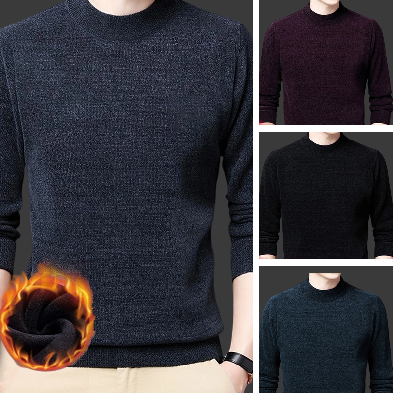 👔Thermofutter-Pullover mit Stehkragen für Herren🔥
