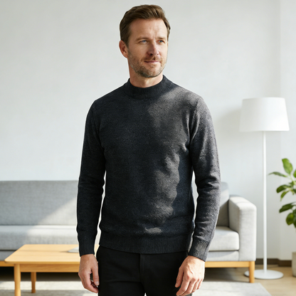👔Thermofutter-Pullover mit Stehkragen für Herren🔥