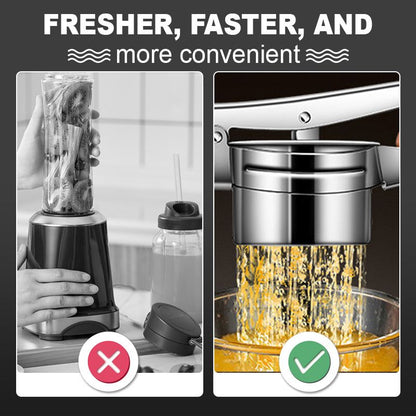 🔥 LSAT-TAG-ANGEBOT 50% RABATT!! 🔥 AEX Multifunktionale Edelstahl Kartoffel, Saft & Lebensmittelpresse