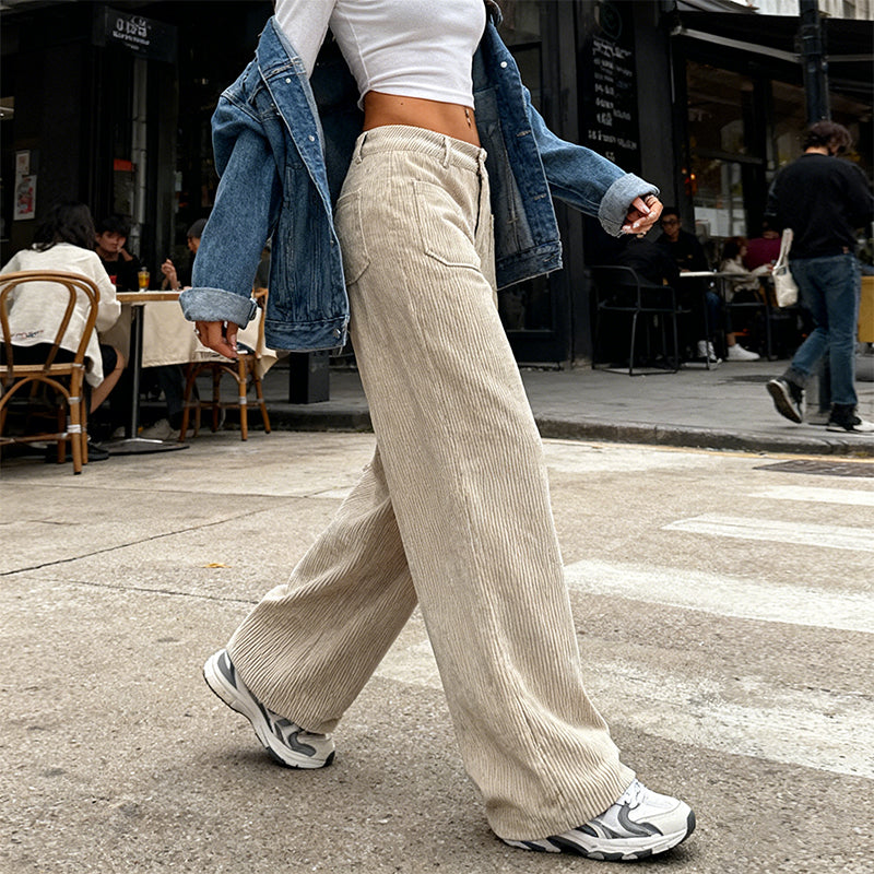 🔥20% RABATT AUF 2 STÜCK🔥 Damen-Freizeithose 👖 Lockerer Schnitt + Hoher Bund | Komfort & Stil ✨