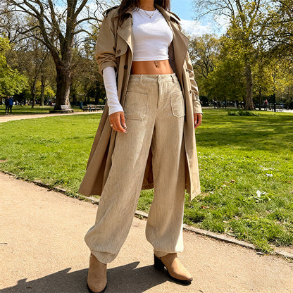 🔥20% RABATT AUF 2 STÜCK🔥 Damen-Freizeithose 👖 Lockerer Schnitt + Hoher Bund | Komfort & Stil ✨