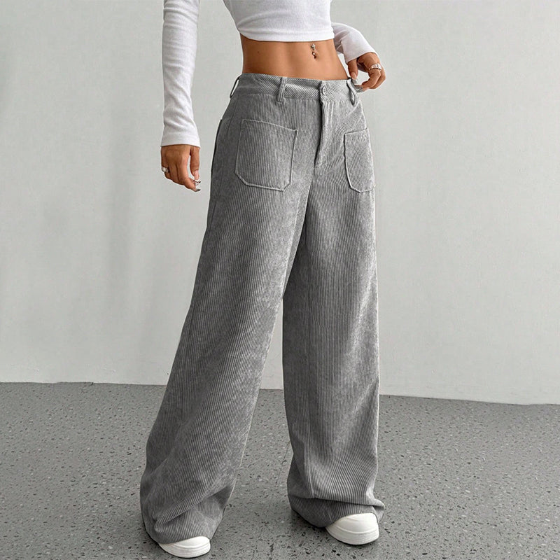 🔥20% RABATT AUF 2 STÜCK🔥 Damen-Freizeithose 👖 Lockerer Schnitt + Hoher Bund | Komfort & Stil ✨