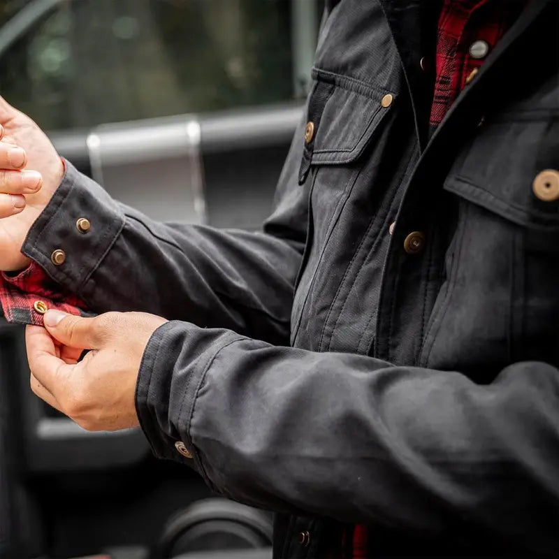 🎉 Neujahrsgeschenk – 50% RABATT!🔥Herren-Westernjacke mit Flanellenfutter – Klassischer Cowboystil & Wärme: Haltbar & Praktisch für kühles Wetter!