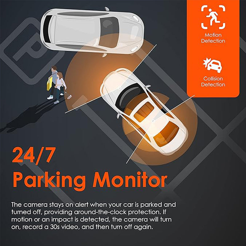 💎 60% RABATT! 💎 4-Kanal-HD-Dashcam mit Front-, Innen- und Heckaufzeichnung – 1080p, WLAN, GPS &amp; 24/7 Parküberwachung 🚗📹