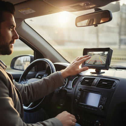 🚗 50% RABATT! 📺 HD Auto-Display mit Sonnenblende – Dual-Video-Eingang, Universelle Kompatibilität & Klares Bild 🔧