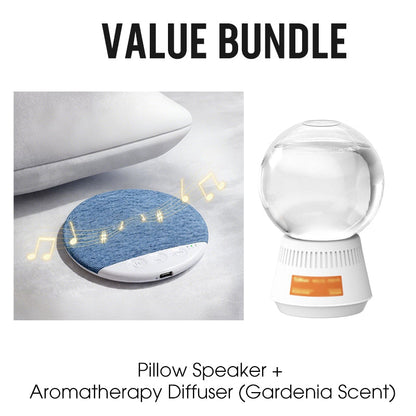 Kompakter Kissen-Lautsprecher mit Bluetooth – Klarer Klang für entspanntes Einschlafen 🌙🔊