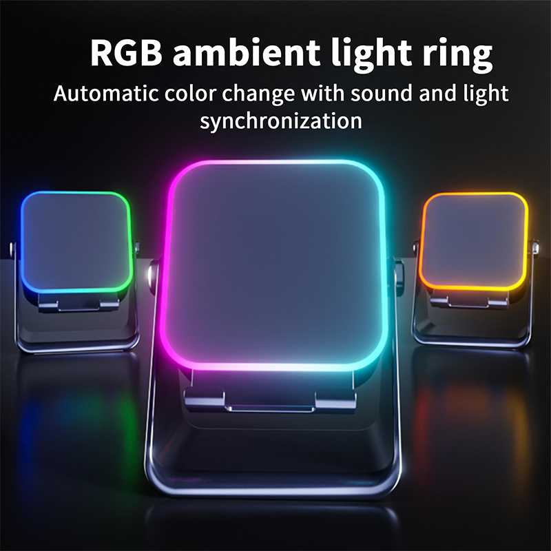 💎 49% OFF 5-IN-1 WIRELESS SPEAKER STAND! 💎 Induction Audio, Phone Holder &amp; Ambient Light