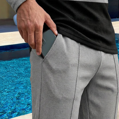 📢📢49% Rabatt!! ⏰ Herren-Trainingsanzug mit Kapuze und Farbblock-Design 👖