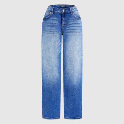 📢📢60 % Rabatt!! ⏰Mühelos schicke, locker sitzende Jeans mit weitem Bein