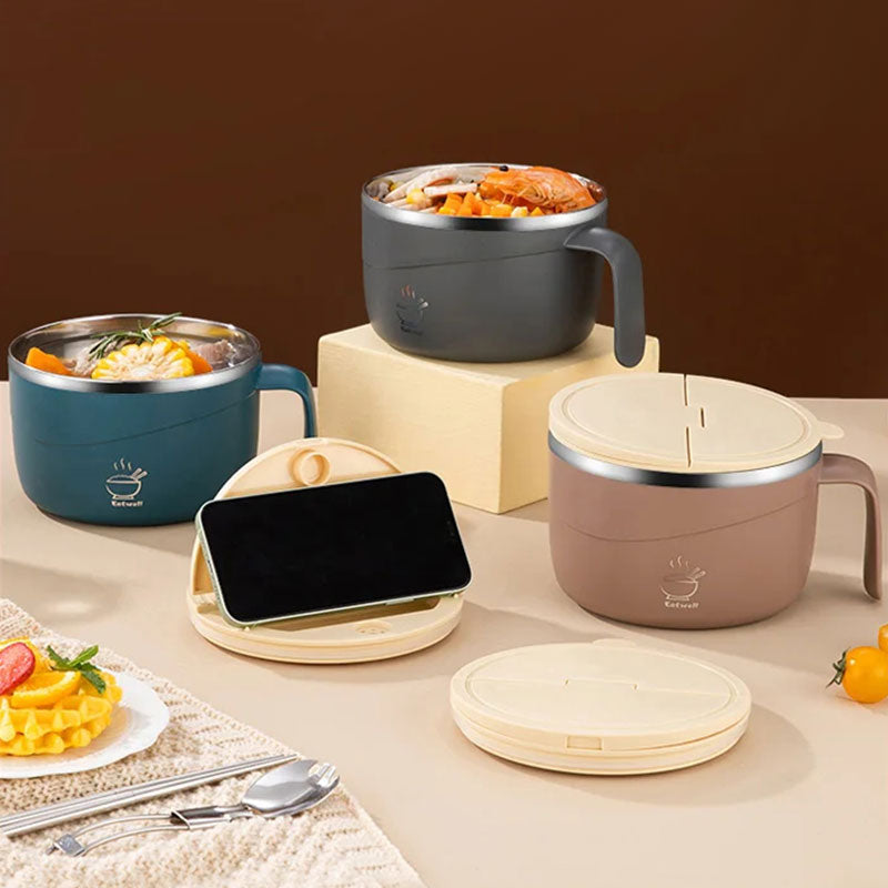 ⏰Letzte 4 Stunden Angebot: 50 % sparen🔥304 Edelstahl isolierte Ramen-Schüssel