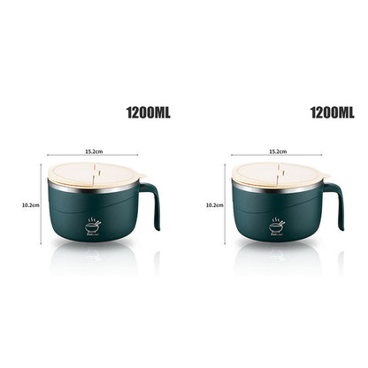 ⏰Letzte 4 Stunden Angebot: 50 % sparen🔥304 Edelstahl isolierte Ramen-Schüssel