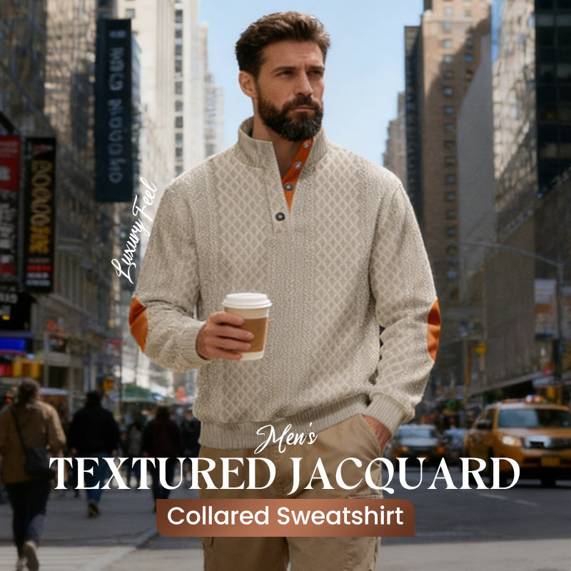 🧥✨ Perfekter Komfort-Pullover für Herren: Robust mit stylischen Ellbogenpatches, nachhaltige Wolle für jeden Tag. ❄️👌 Extralang &amp; kuschelig – dein Alltagsheld! 🔥